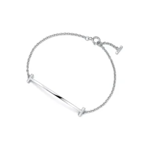 Smile Bracelet in White Gold